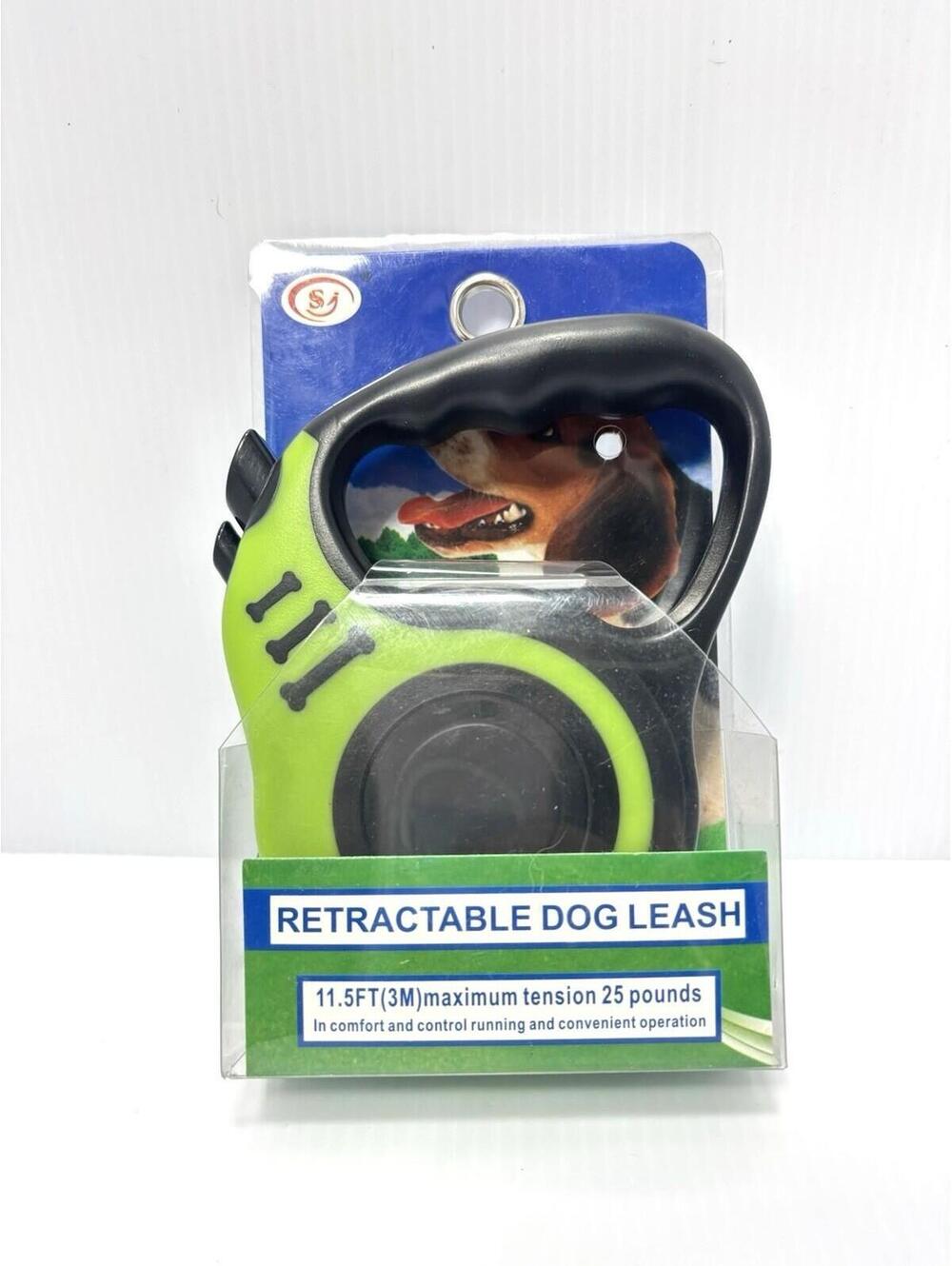 Dog Leash Retractable Dog Leash Lead 11.5ft Long Small Dogs Brand New Green